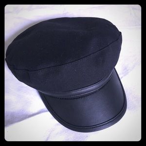 ASOS black bakers hat